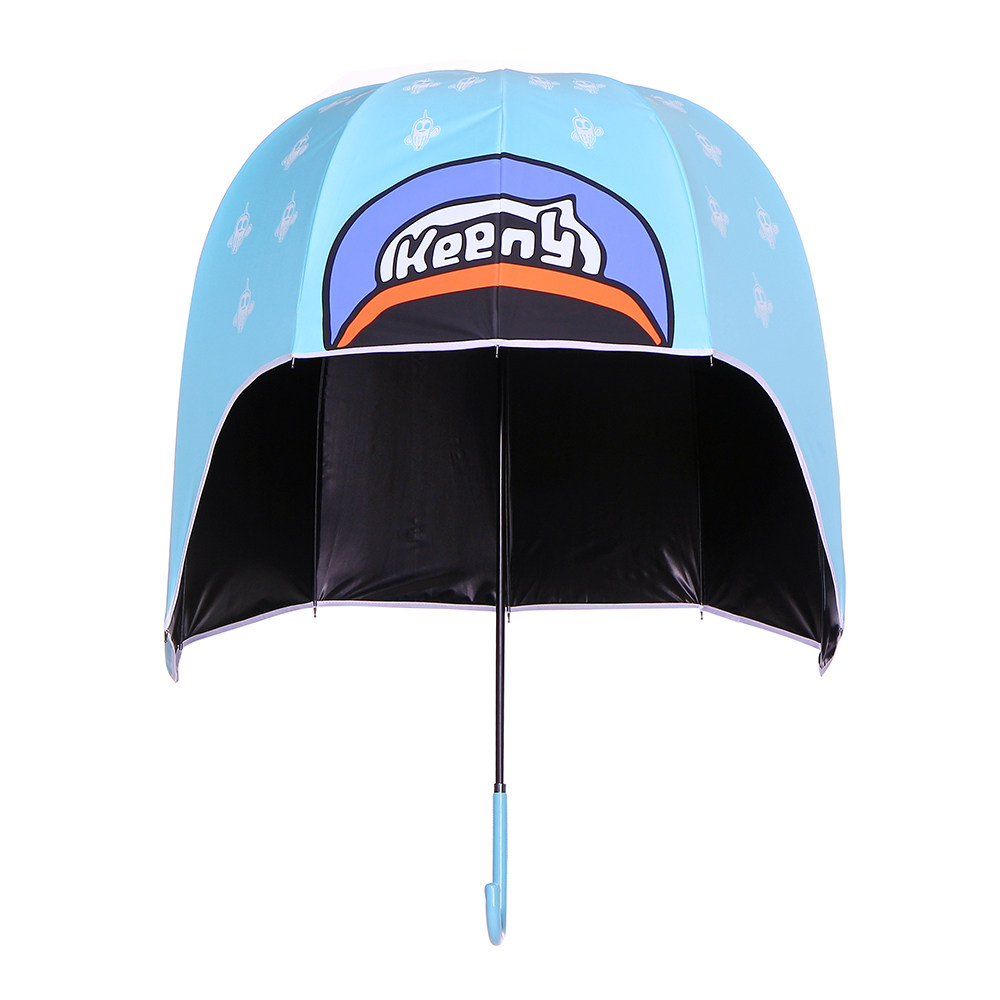 九岛伞王丽坤同款创意头盔晴雨伞keeny遮阳伞