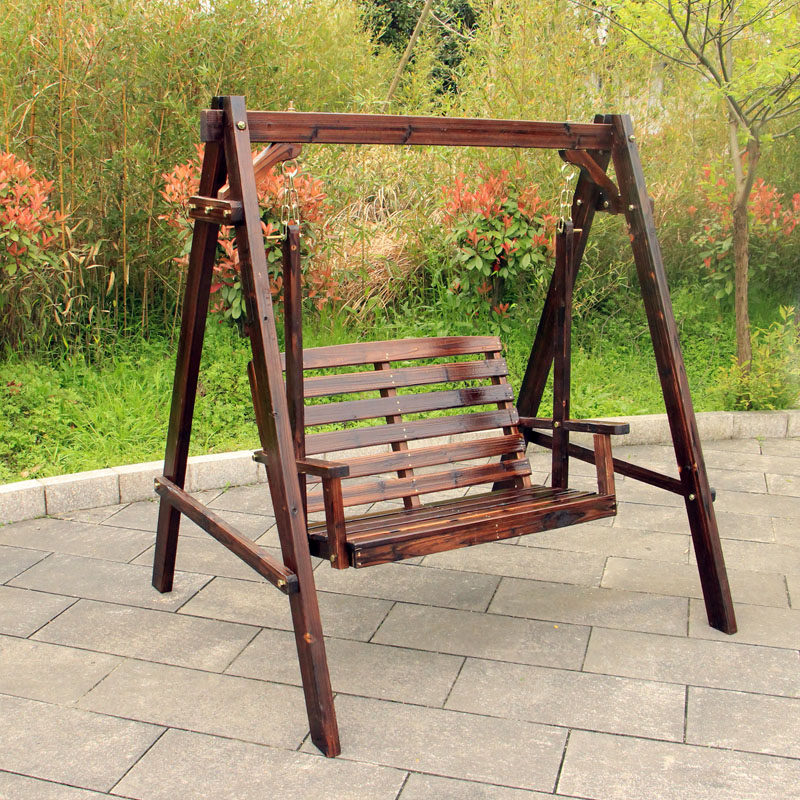 特价秋千户外 实木