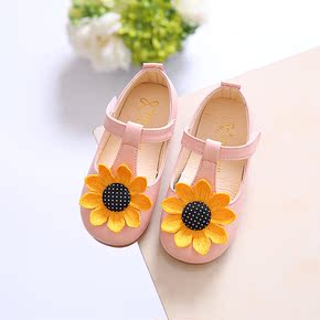 2018春季新款女童公主鞋小女孩单鞋韩版软底