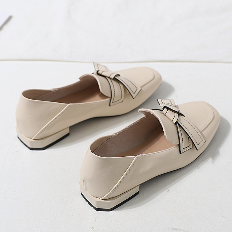 女单鞋平底鞋软皮