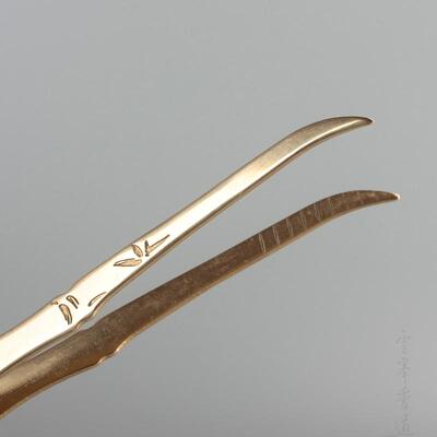 香道银叶夹云母夹碳夹香料夹碳熏空熏电香炉多功能纯铜镊子