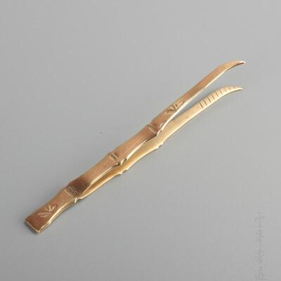 香道银叶夹云母夹碳夹香料夹碳熏空熏电香炉多功能纯铜镊子