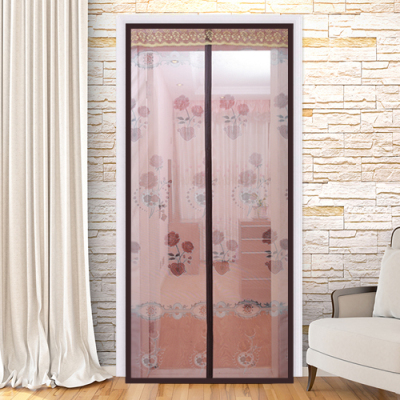 静音加密防蚊门帘 防蝇夏季魔术贴家用卧室通风 磁性软纱门包邮