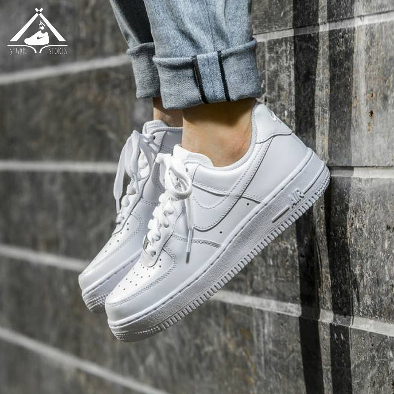 nike air force1轻质 纯白af1空军一号315122-111 845052 /315115
