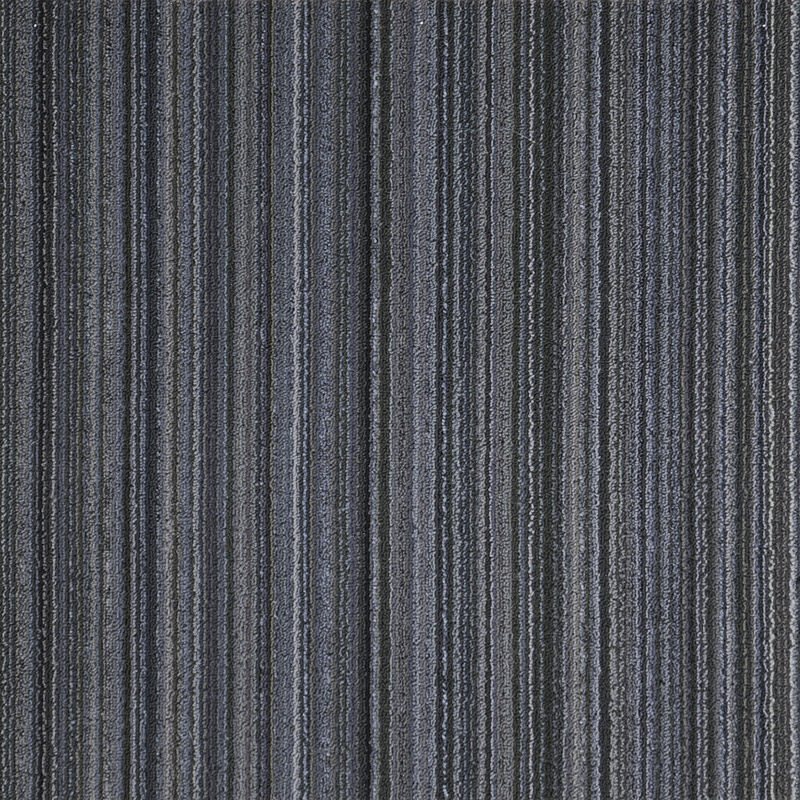 华德细条纹方块毯6901