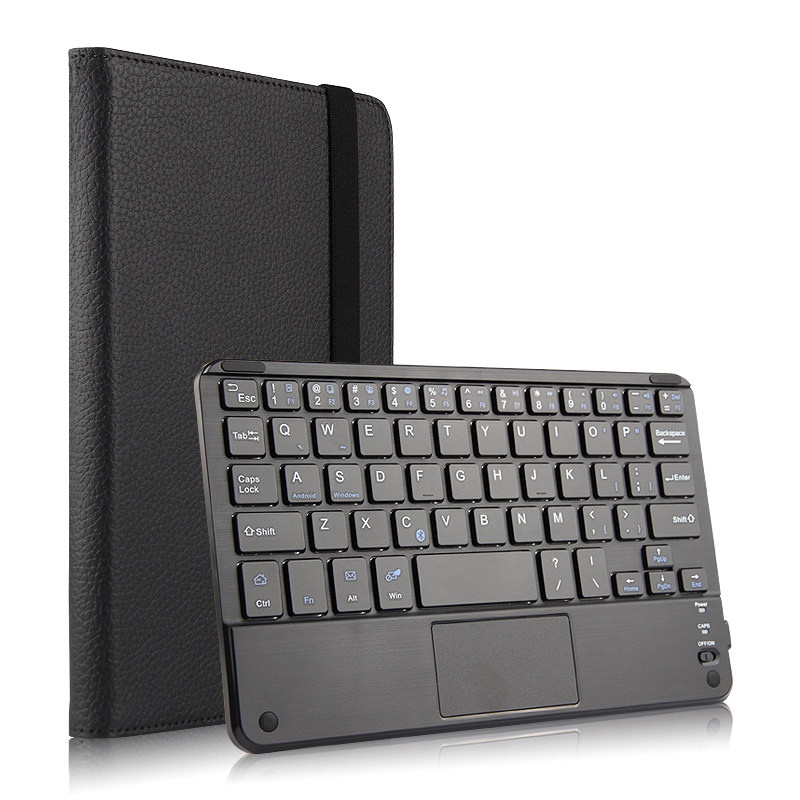 一折平板蓝牙键盘鼠标_驰为hi8 pro 双系统蓝牙键盘保护套hi8 pro平板