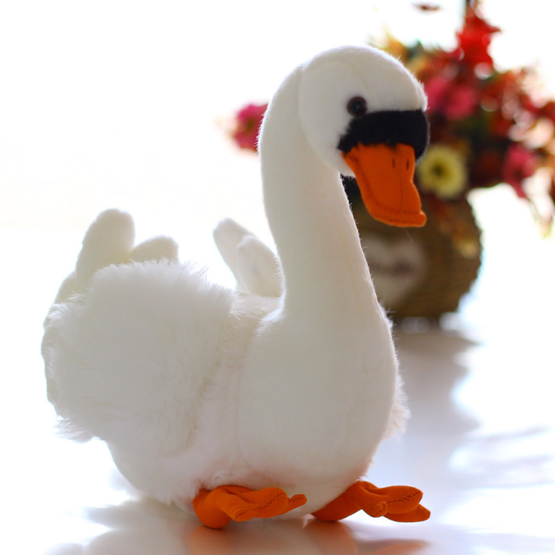 特价卡通公仔毛绒玩具_白天鹅毛绒玩具可爱天鹅公仔陪睡玩具少女心布
