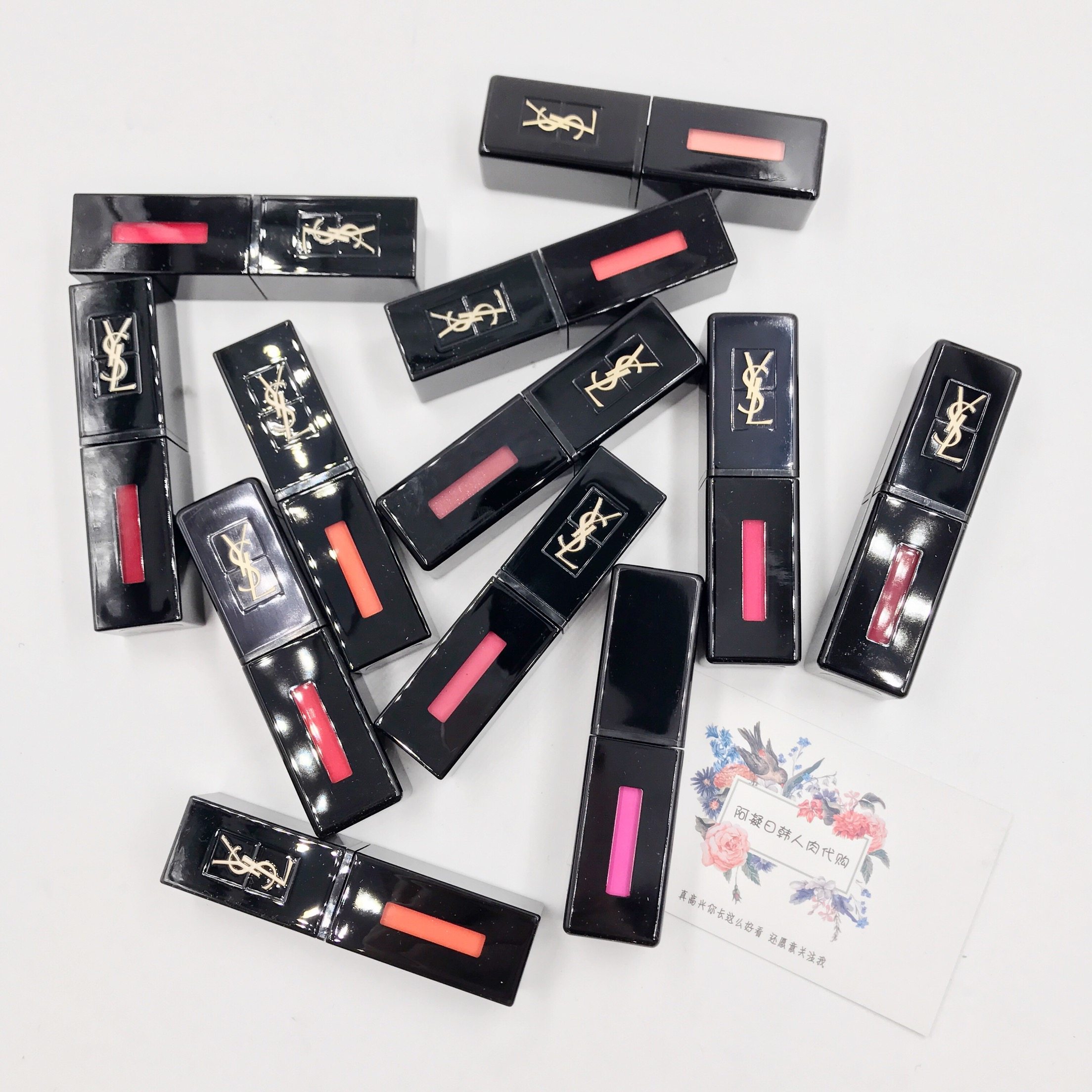 ysl/圣罗兰黑管唇釉401/402/403/407/409/411/412/413/416现货