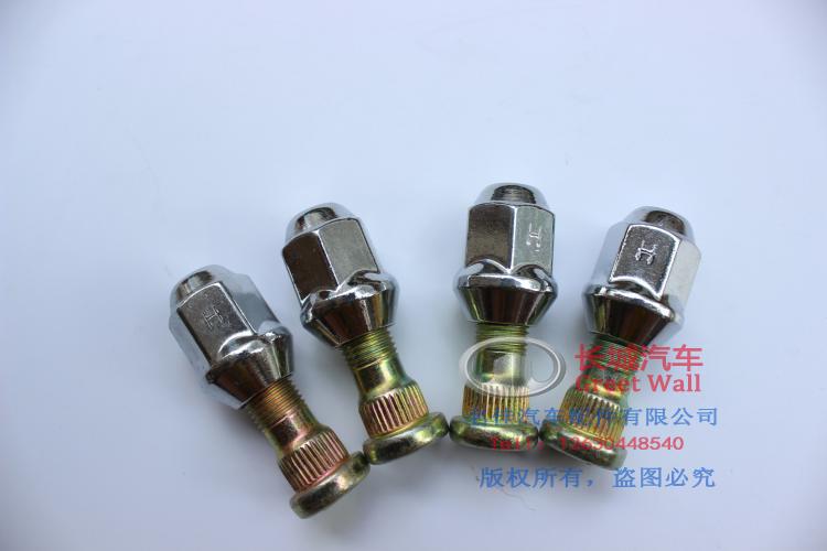 长城风骏蔡司h3h5长城螺丝轮胎螺母轿车螺丝19开小螺丝轮毂哈弗征服者81042图片
