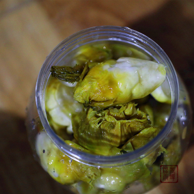 台州特产菜梗农家新鲜腌制菜蒂头泡菜下饭菜美食小吃2斤即食