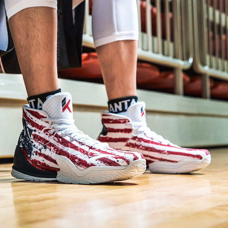 安踏kt3元年复刻独立日配色正品汤普森3代/三代篮球鞋高帮nba战靴