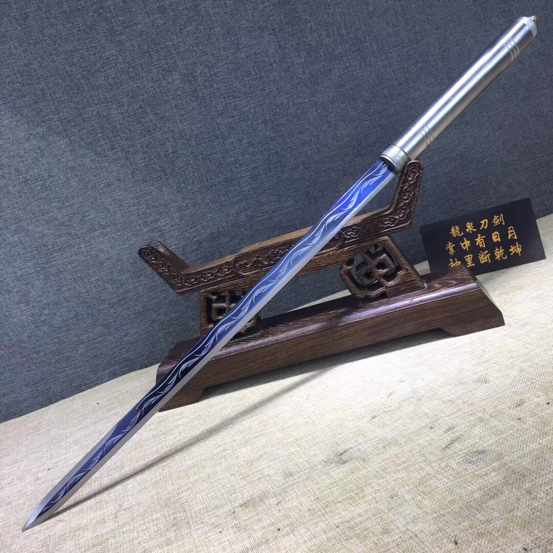 龙泉一体刀剑锰钢影视长剑六面汉剑唐剑镇宅宝剑防身冷兵器未开刃