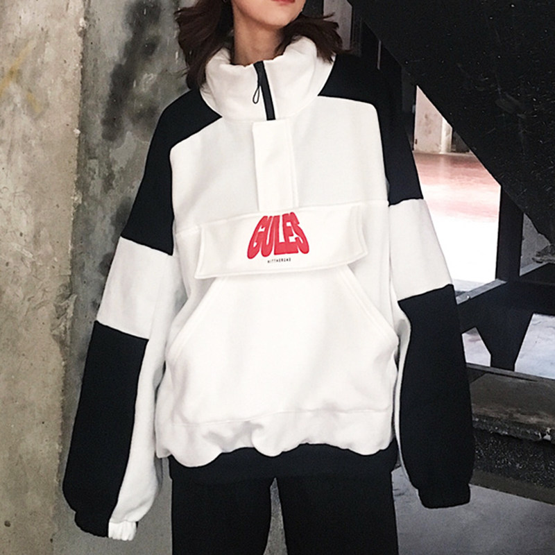 ulzzang衣服女冬 加绒