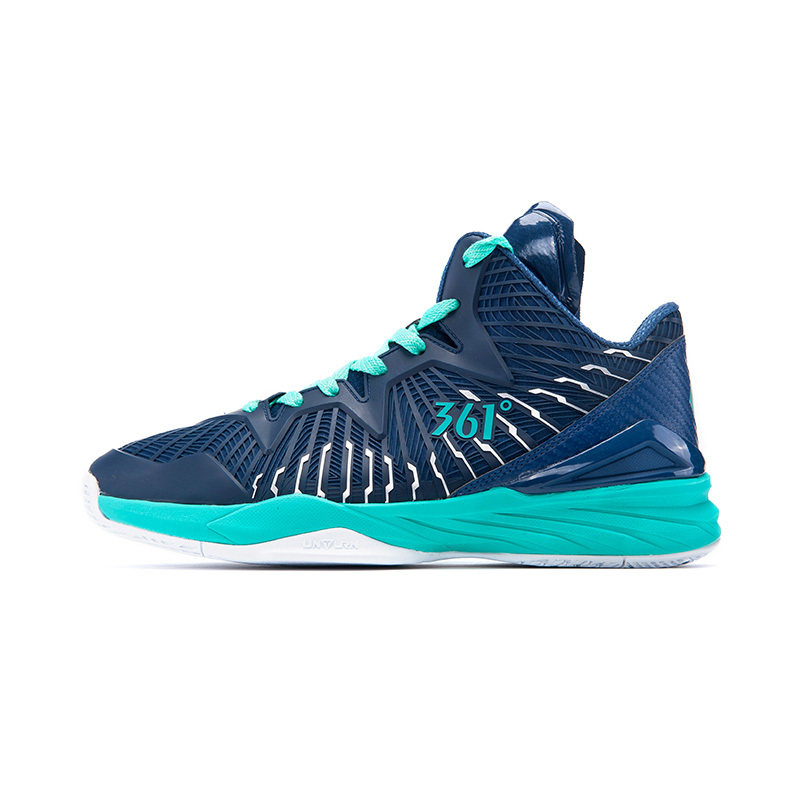 361度男子篮球鞋2017年新款减震防滑中高帮361篮球战靴