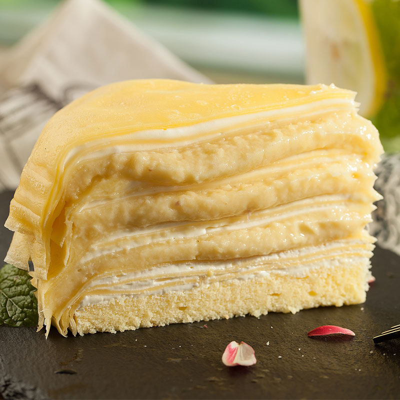 西西麦诺千层榴莲蛋糕水果班戟手工下午茶6/8寸