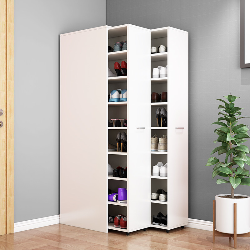 家用推拉鞋柜简约可移动多功能鞋架储物柜隐形防尘多层抽拉大容量