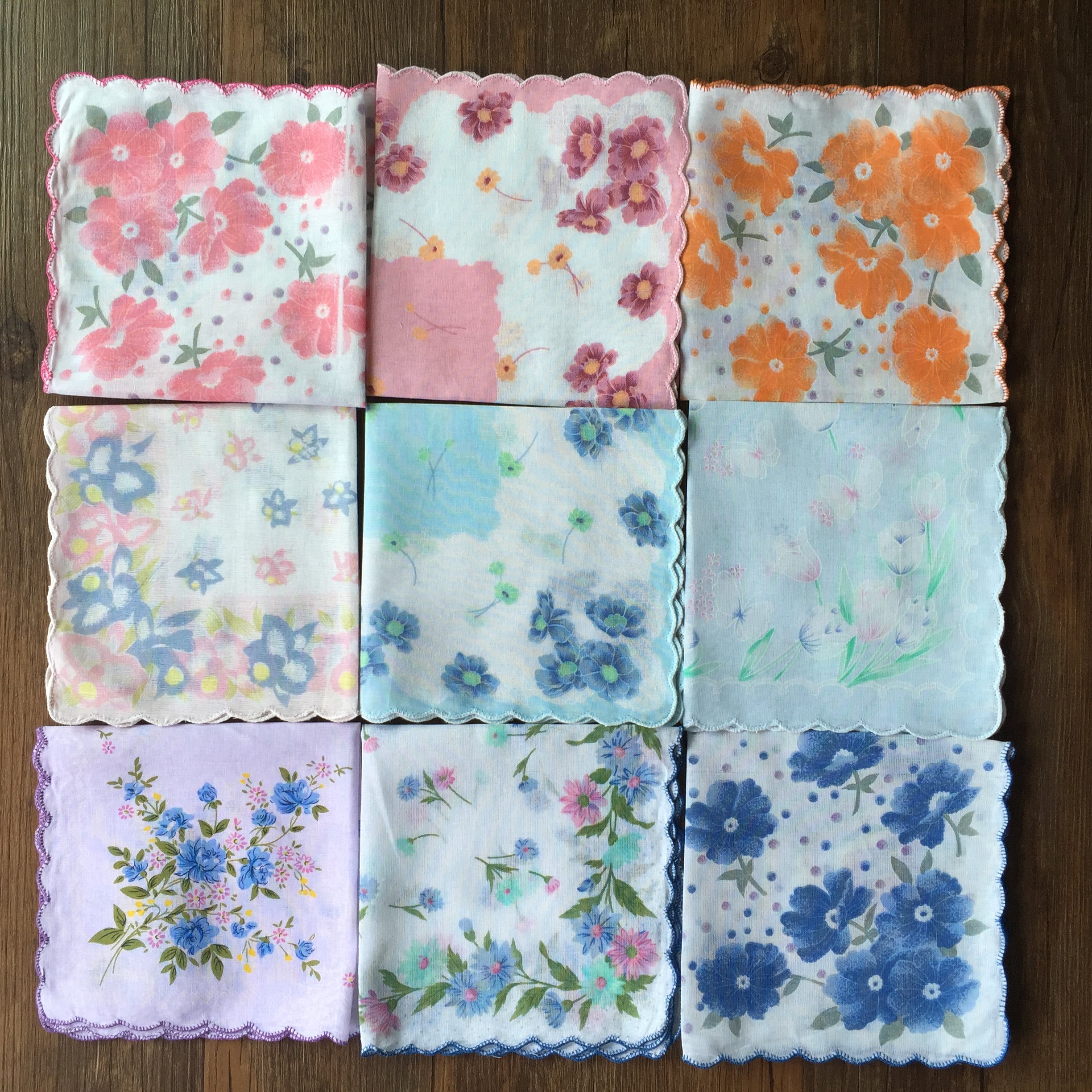 热销变蛋粉包邮无铅_特 蛋粉手帕 日式良品 纯棉月牙边手帕 手绢 热卖