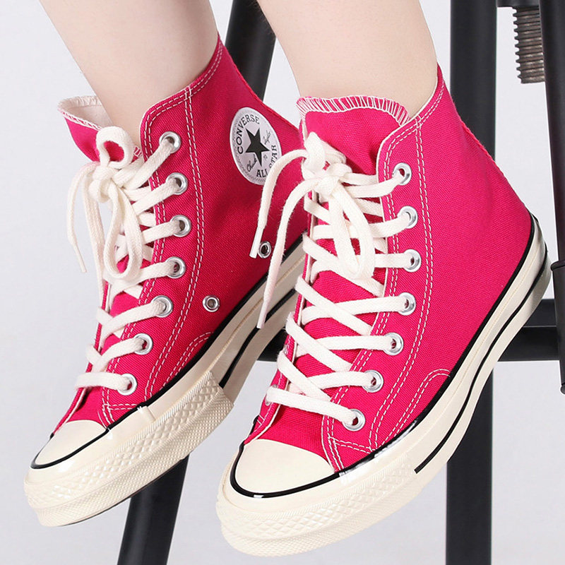 匡威高帮女鞋_匡威女鞋2018春秋季新款经典高帮潮流耐磨防滑休闲鞋