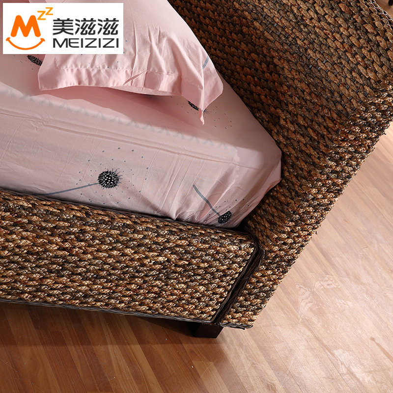 美滋滋家具藤编床hb2hc903236