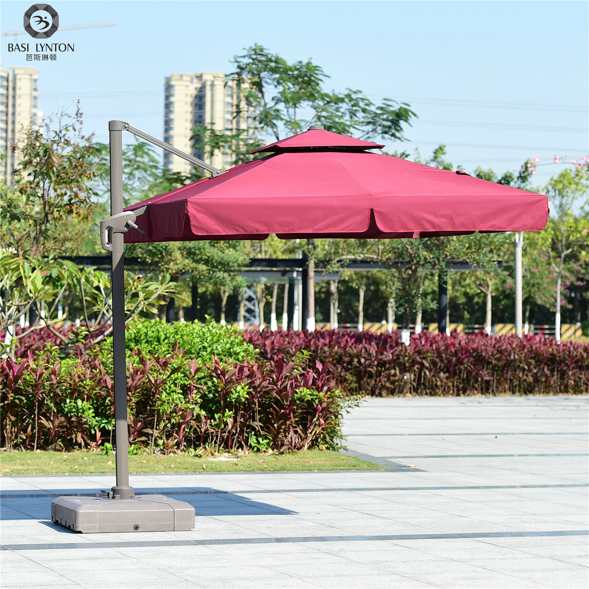 遮阳伞 庭院伞 3米_户外遮阳伞庭院伞沙滩伞大太阳伞摆摊3米香蕉伞