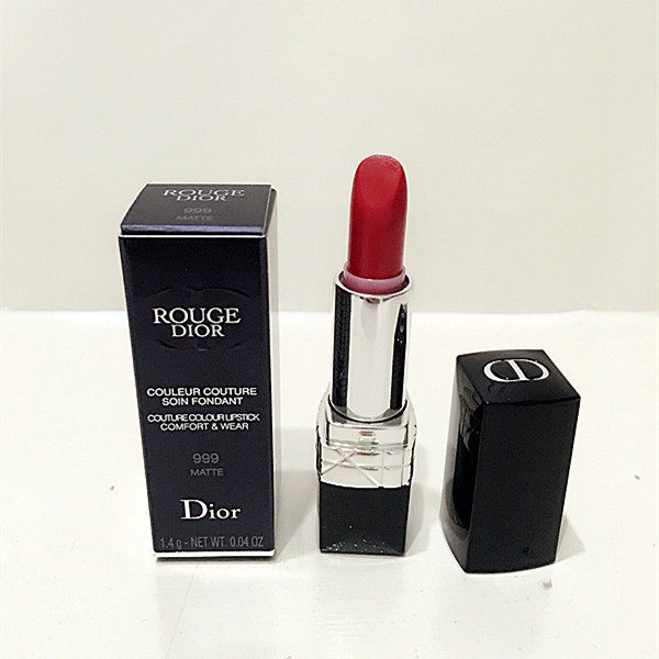 俄代dior迪奥烈艳蓝金唇膏16年新款口红持久matte999小样1.4g包邮