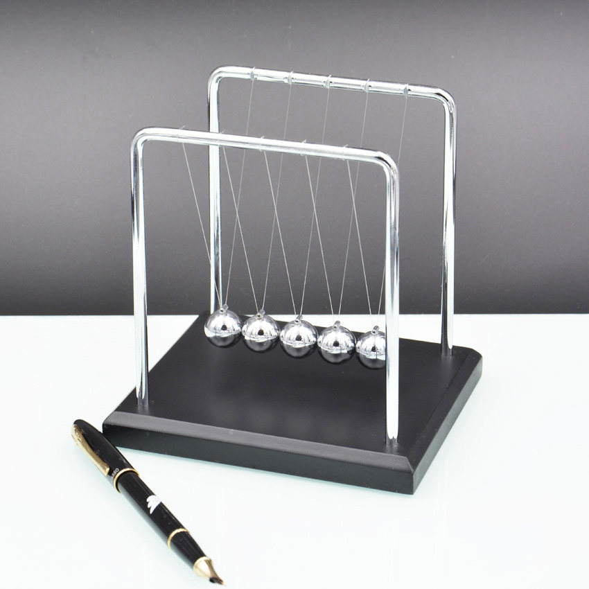 一折桌面摆件 创意_牛顿摆球 永动球 物理撞球 创意桌面摆件家居装饰