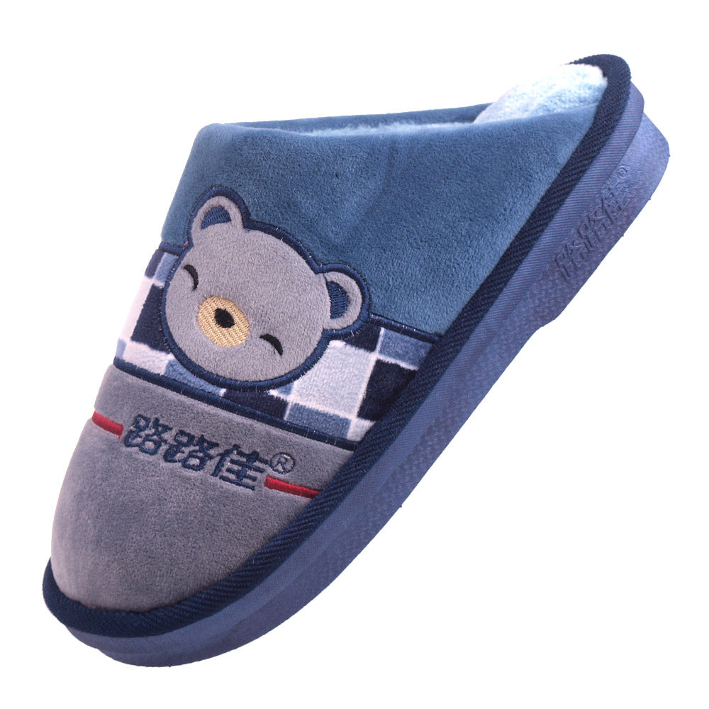 路路佳棉拖女冬季加厚情侣棉拖男保暖情侣家居居家防滑厚底棉拖鞋