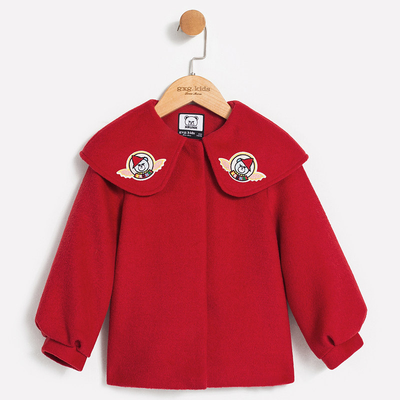 gxg kids x krunk熊联名冬季儿童新款加厚保暖