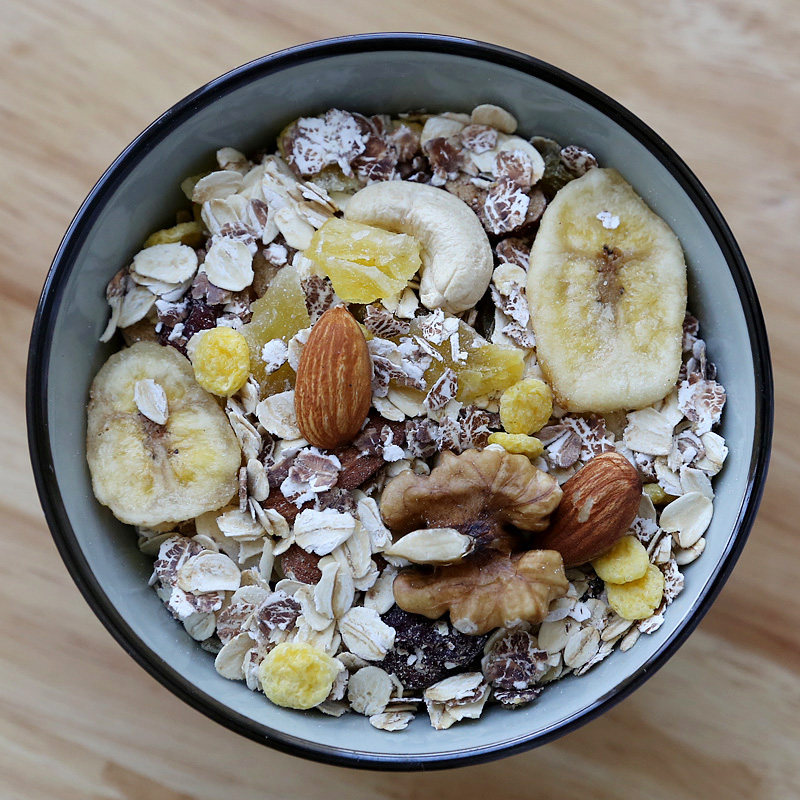 水果燕麦片即食免煮早餐冲饮混合澳洲无糖纯麦片谷物坚果果仁袋装