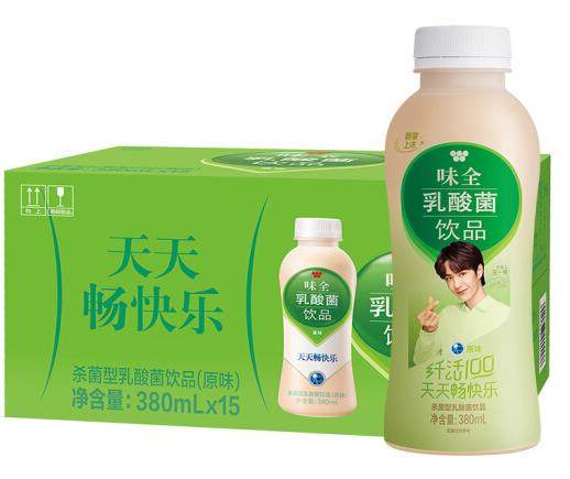 热销味全 乳酸菌_只发北京 味全 乳酸菌(原味)380/420ml*15瓶 整箱