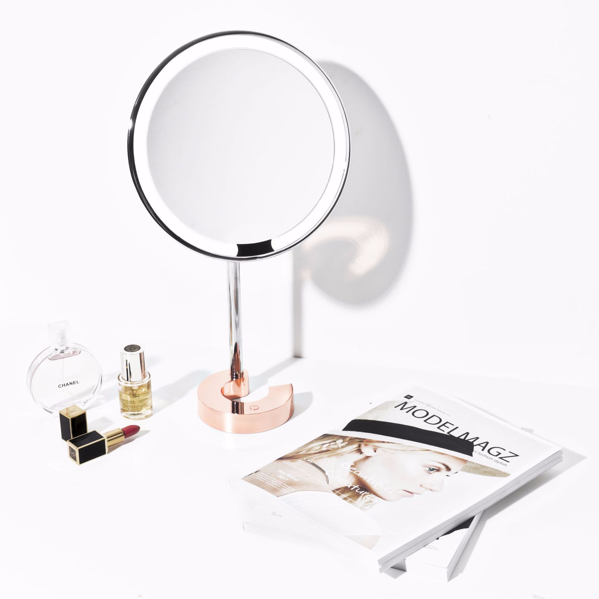 amiro 高清led化妆镜