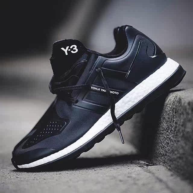 一折boost跑鞋 黑武士_现货特价 y-3 pure boost zg y3 黑武士 跑步鞋