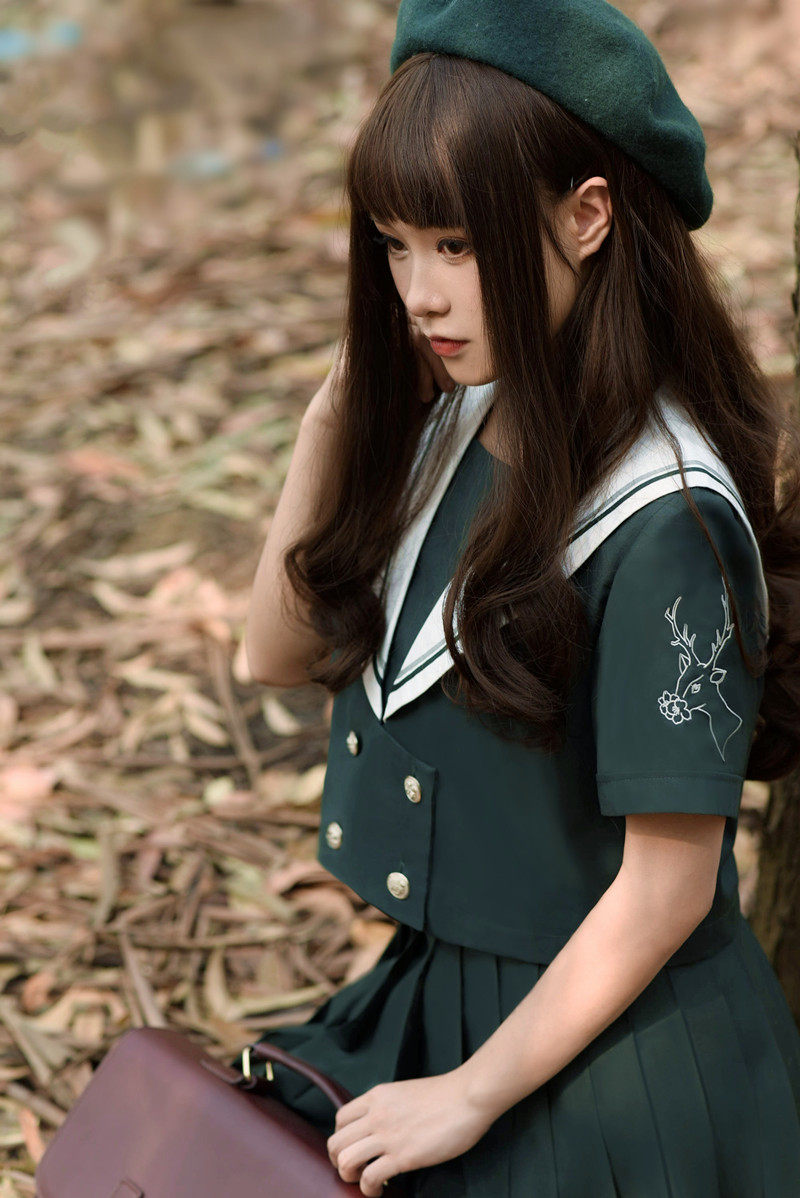 jk制服套装软妹 水手服