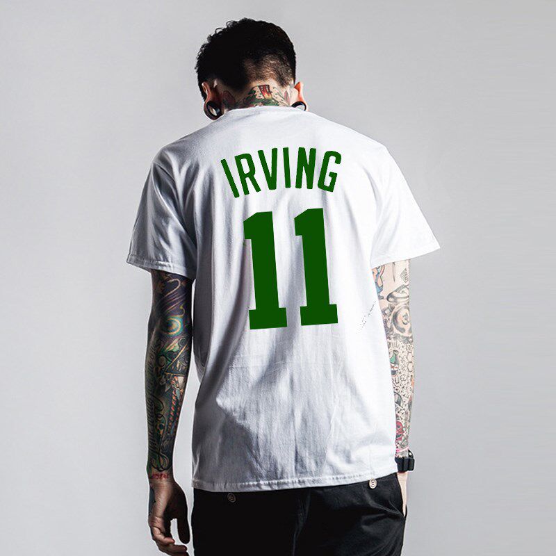 一折凯里欧文球衣_凯里欧文球服骑士2号篮球运动短袖圆领纯色男式t恤