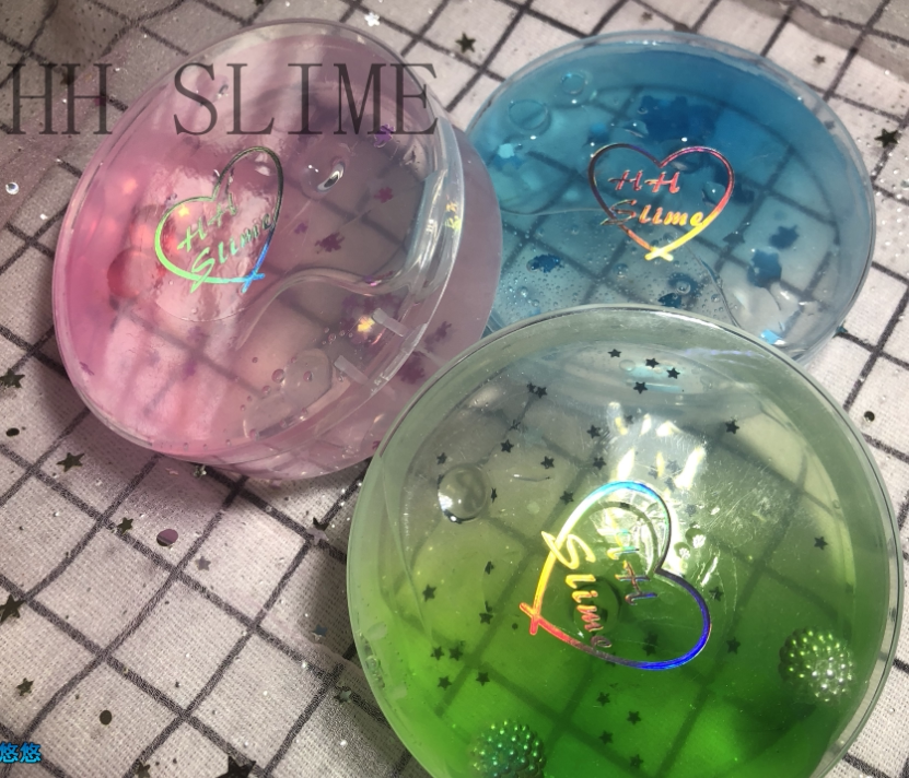 热销水弹泥_仙气晕染水弹款史莱姆快手美拍抖音同款水晶泥解压神器