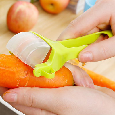 水果削皮刀刮皮器去皮薄苹果瓜皮刀土豆皮创子不锈钢刃水果去皮器