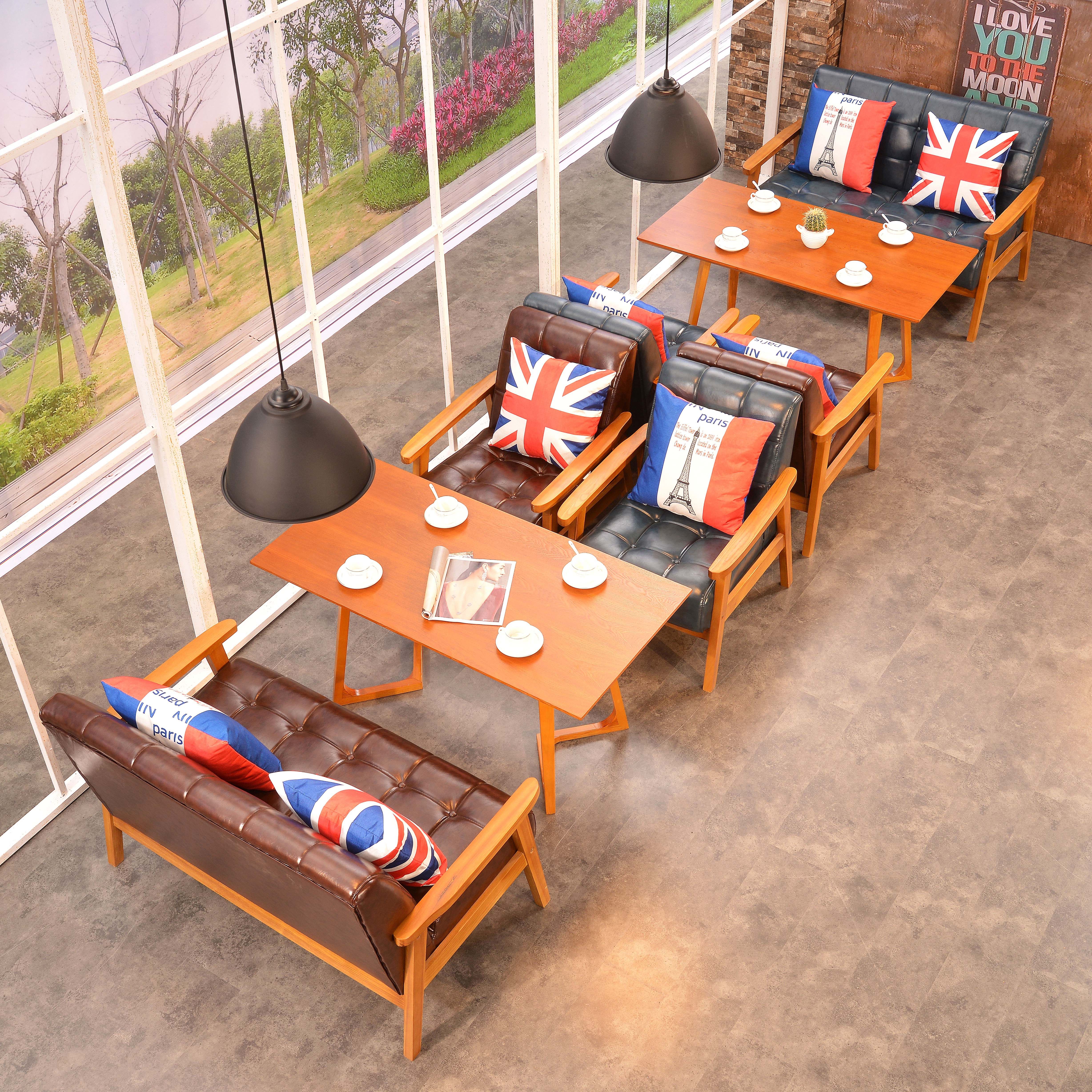 星巴克桌椅组合 咖啡厅