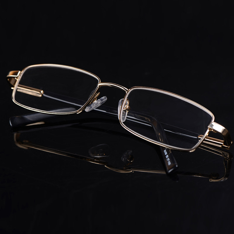 天然水晶老花镜男高清石头老花眼镜水晶石男女