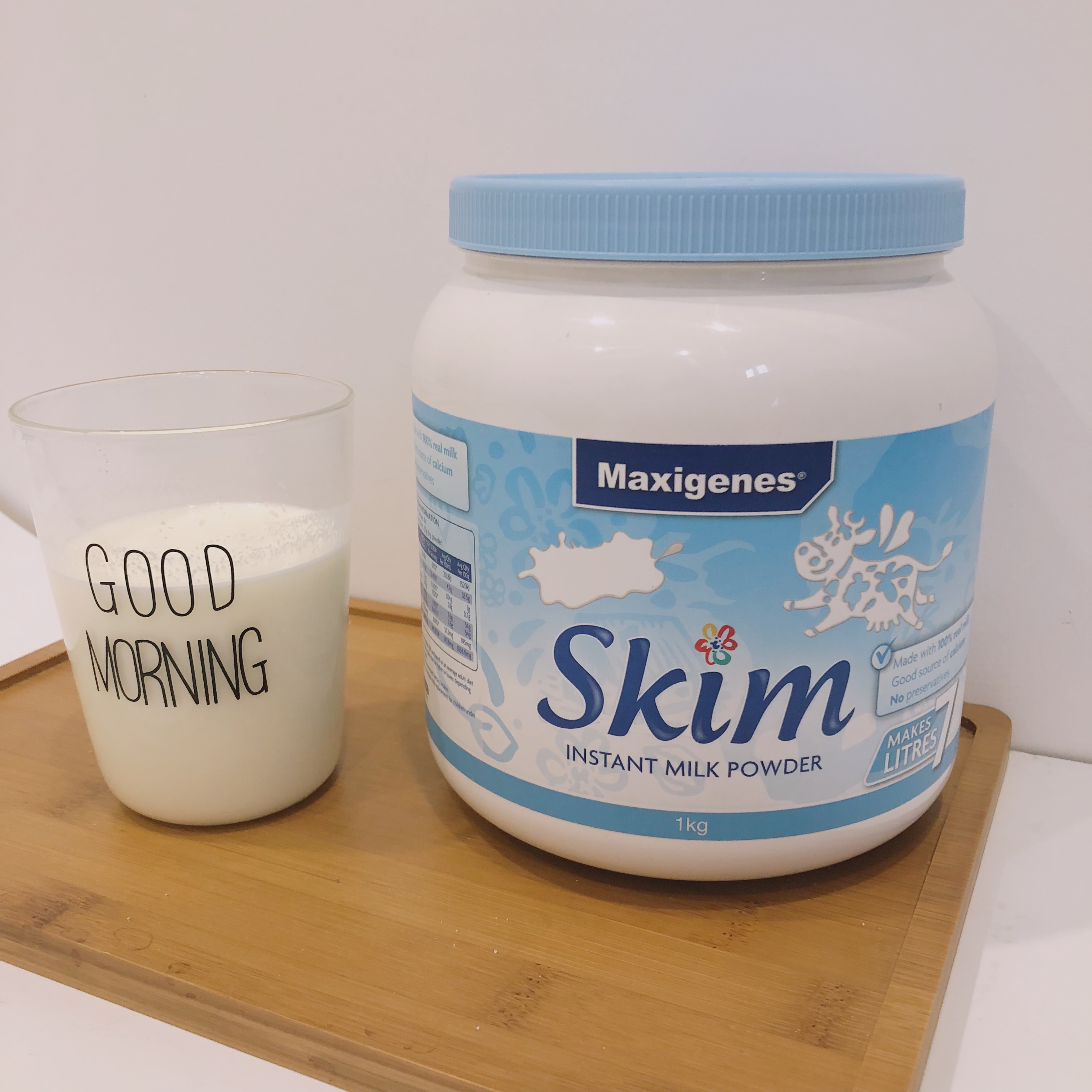 澳洲进口maxigenes美可卓蓝妹子高钙脱脂奶粉成人女士学生 健身