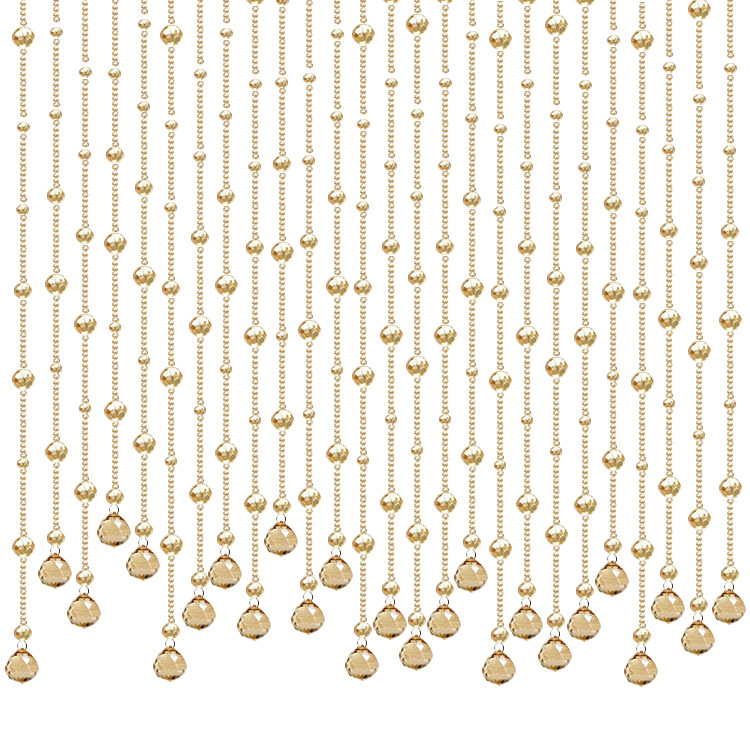 玄关处现在流行装珠帘,高端大气上档次!