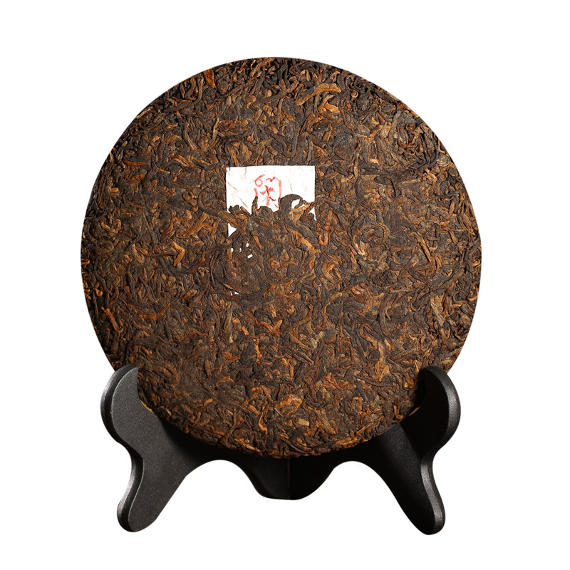 【买7片送1片】老班章普洱茶熟茶七子饼金芽熟茶饼357g普洱熟茶