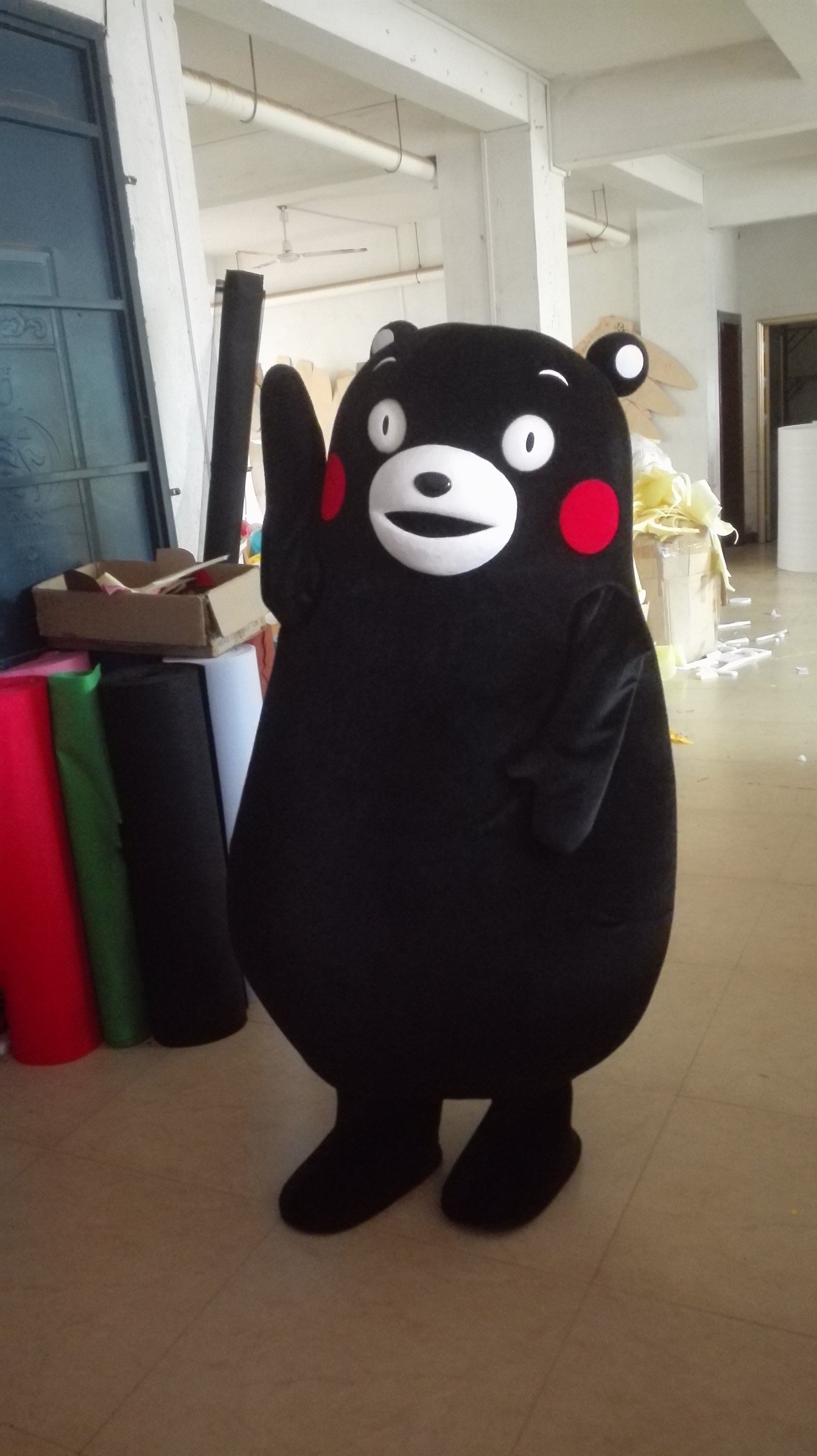 公仔熊本熊玩偶道具皮卡丘人穿公仔行走卡通人偶表演服装优惠券