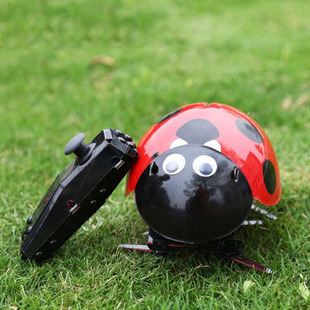 仿生瓢虫机器人玩具同款遥控瓢虫仿生瓢虫玩具电遥控仿七星瓢虫玩