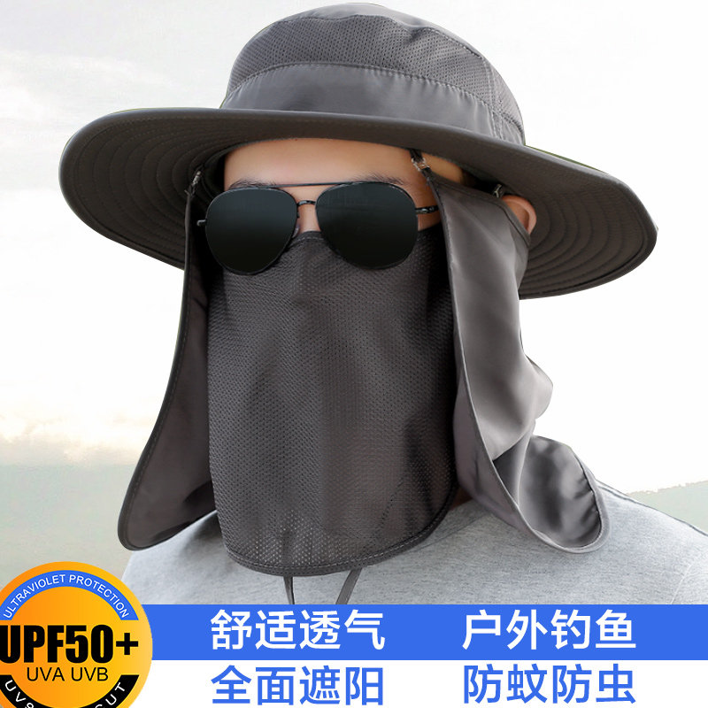 特价防晒头套_钓鱼防晒头套面罩男全脸防紫外线护脸遮阳蒙面面罩