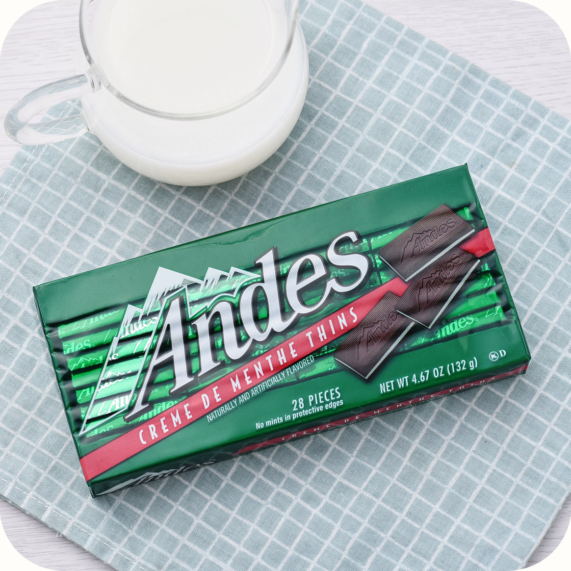 热销薄荷巧克力_美国原装 安迪斯/安迪士andes单层/双层薄荷巧克力132
