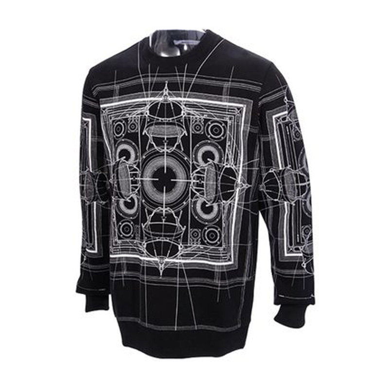 givenchy/纪梵希gi7327653奢品男士全棉加绒长袖卫衣16年秋冬新款
