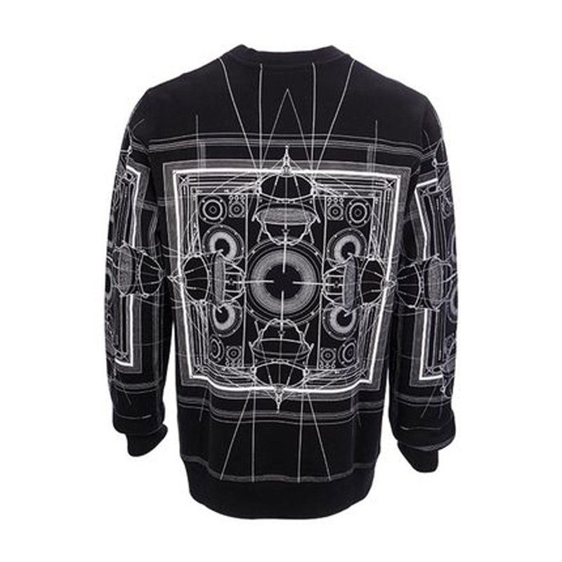 givenchy/纪梵希gi7327653奢品男士全棉加绒长袖卫衣16年秋冬新款