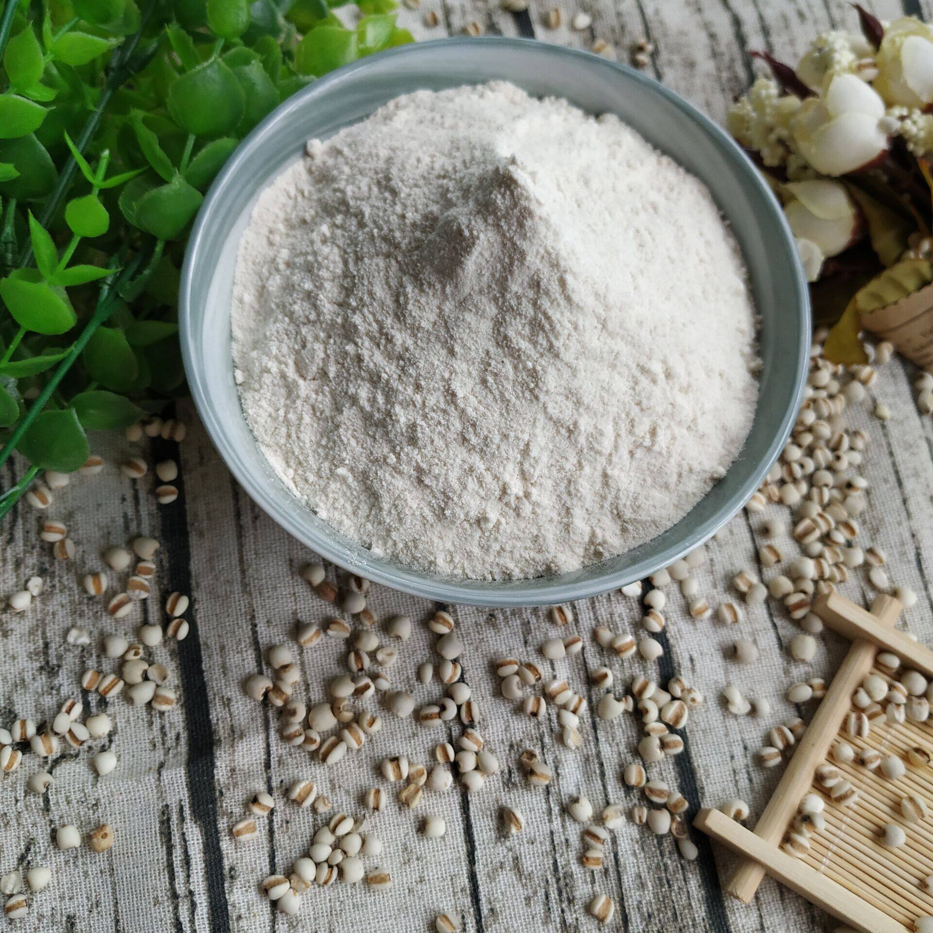 薏米仁粉_纯天然蔬薏米粉低温烘熟烘焙熟薏仁粉祛湿气500g代餐即食