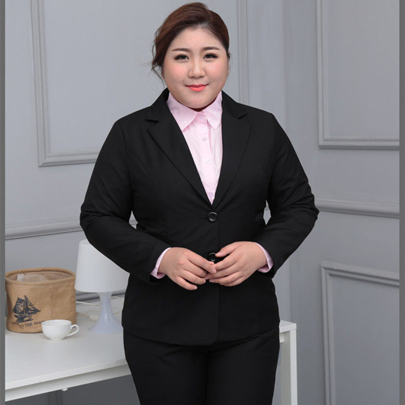 热销西服套装女大码