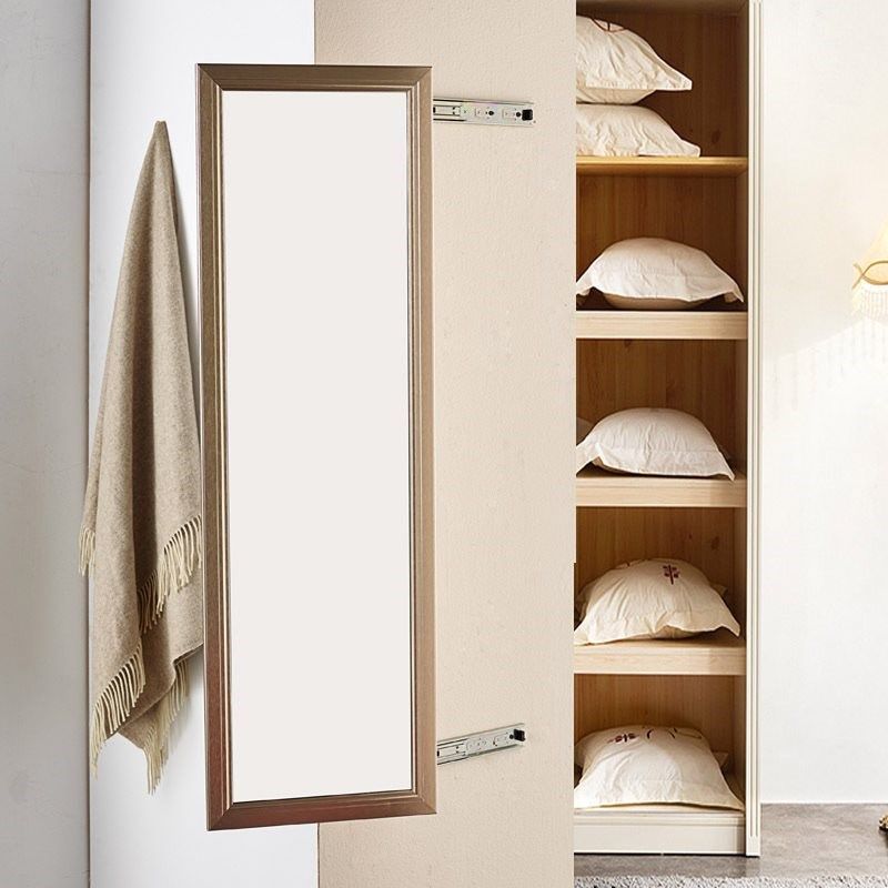 衣柜五金抽拉旋转穿衣镜